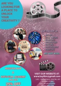 Film academy A5 template