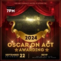 Film and Theater Awards for Students Square (1:1) template