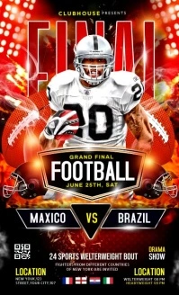 FINAL FOOTBALL MATCH template