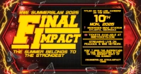 Final Impact Showdown Facebook Gedeelde Prent template