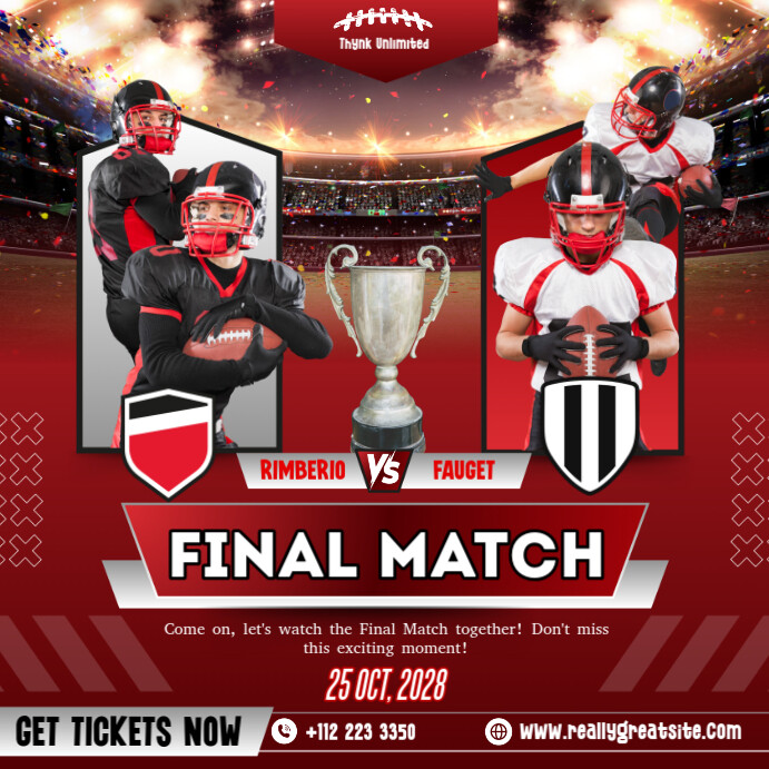 Final Match Iphosti le-Instagram template
