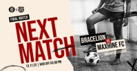 Final Match Soccer Design Template Facebook Shared Image