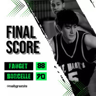 Finalised Score Sticker Basketball final score template | PosterMyWall