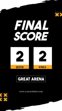 Basketball final score template | PosterMyWall