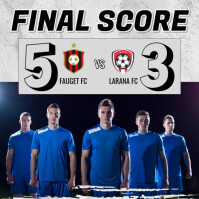 Final Score Message Instagram template