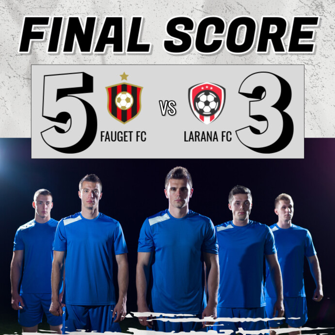Final Score Publicação no Instagram template
