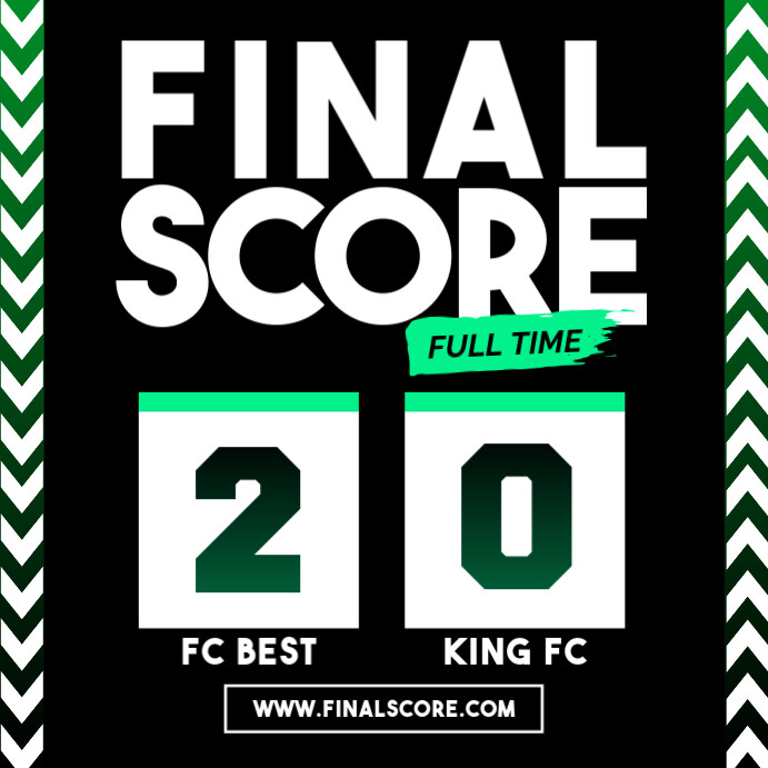 Final Score Design Templates PosterMyWall