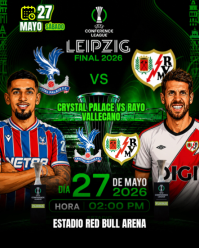 final uefa conference league 2026 Instagram Portrait template