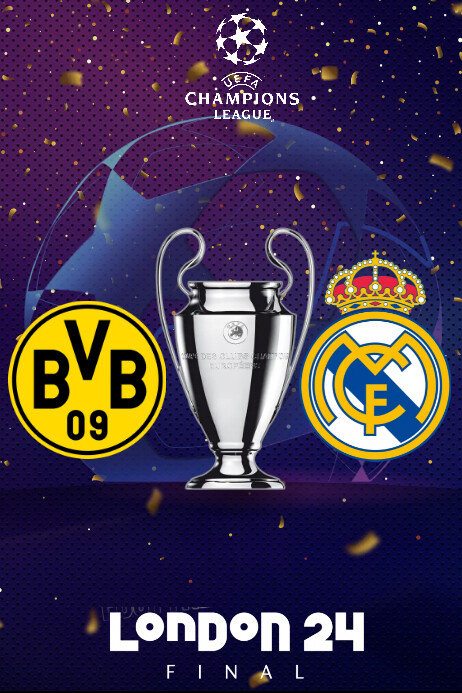 Uefa Champions League Final Template | PosterMyWall