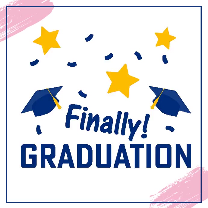 Finally Graduation Sticker Copy of finally graduation | PosterMyWall