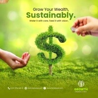 Finance and investment video ad Pos Instagram template