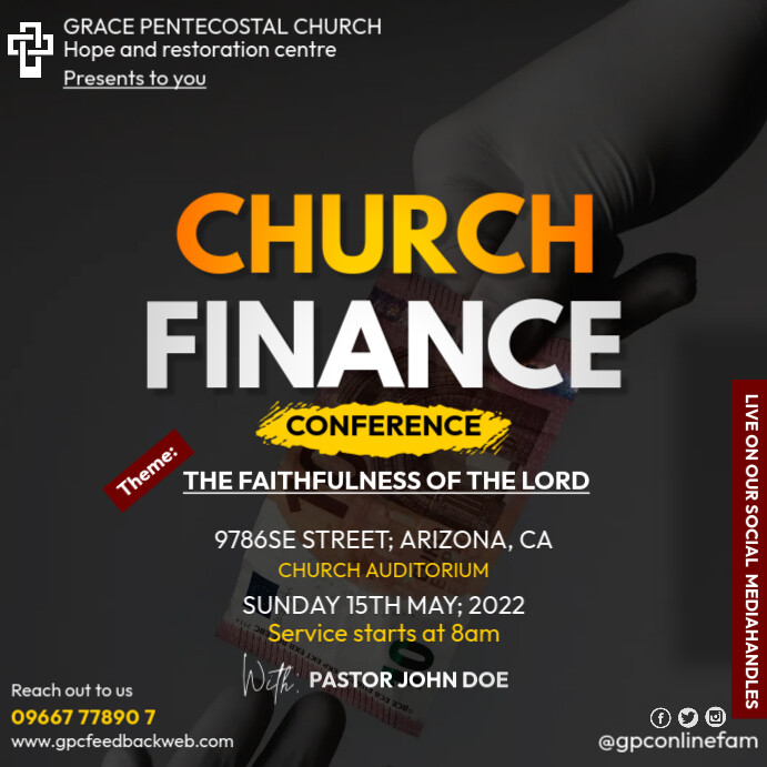 Copy of Finance conference | PosterMyWall