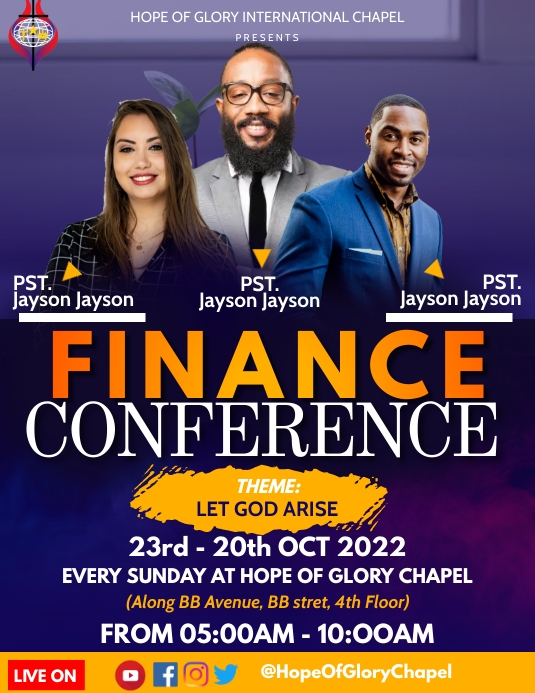 Copy of Finance conference | PosterMyWall