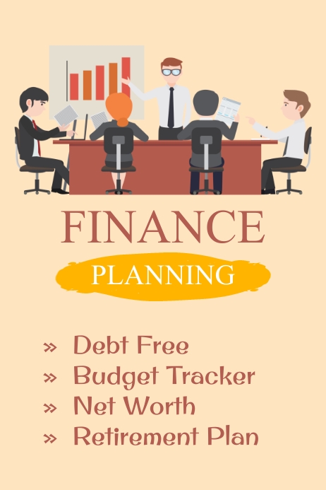 finance planning template | PosterMyWall