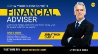 Financial Adviser banner ad Digitalanzeige (16:9) template