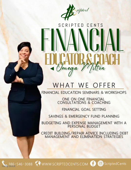 Financial Coach Template PosterMyWall