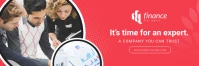 Financial Company Twitter Header Twitter-Kopfzeile template