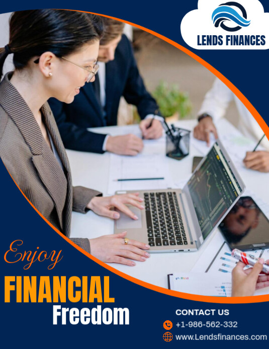 Financial Management Services Ad 传单(美国信函) template