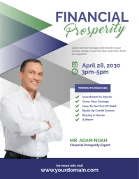 Financial Prosperity Seminar Flyer Template