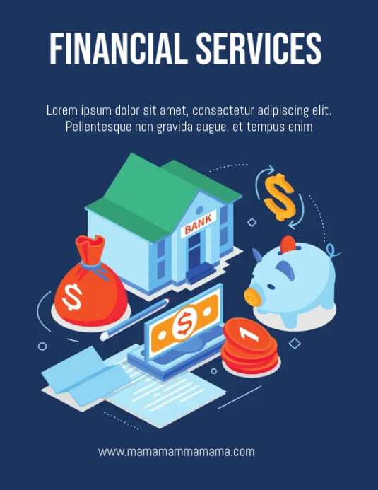 Financial Services Template PosterMyWall