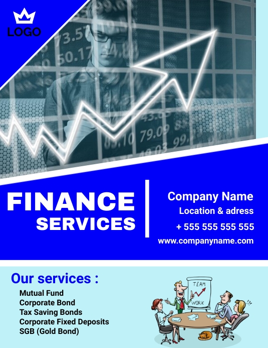 financial services Template PosterMyWall