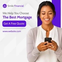 Financial services minimal advertisement temp template