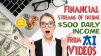 Financial Streams Of Income YouTube Thumbnail template