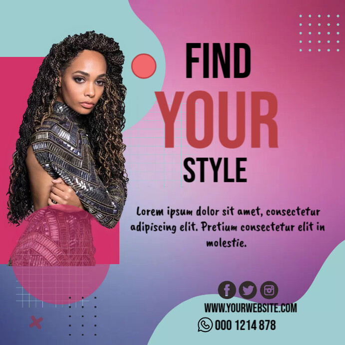 Find Your style Ads Template | PosterMyWall