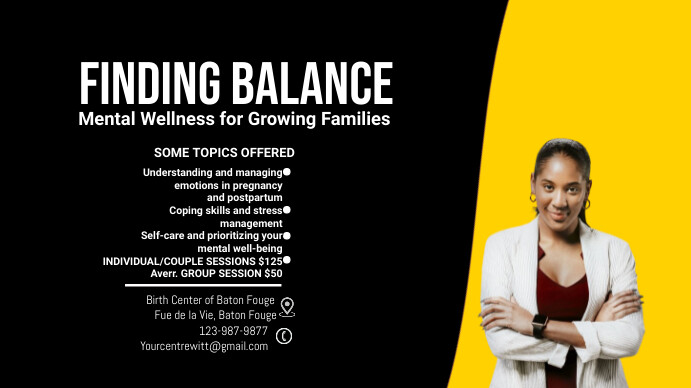 Copy of FINDING BALANCE flyer,Work-Life Balanc,Work-L | PosterMyWall