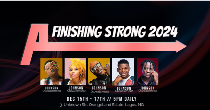 Copy of finishing strong | PosterMyWall