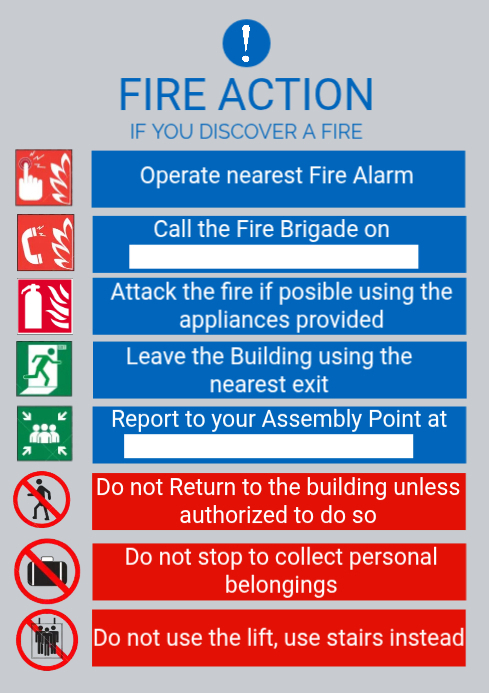 Fire action Template | PosterMyWall