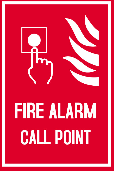 Fire Alarm Templat | PosterMyWall