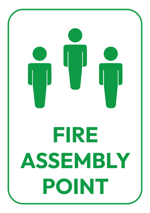 Fire assembly point sign Templat | PosterMyWall