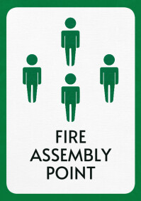 Fire Assembly Point 3 Fire Assembly Point A4 Template | PosterMyWall