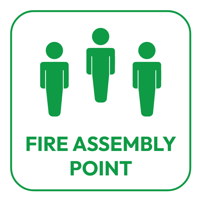 Fire assembly point signage Template | PosterMyWall