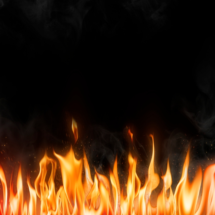 Fire background design Flyer Template | PosterMyWall