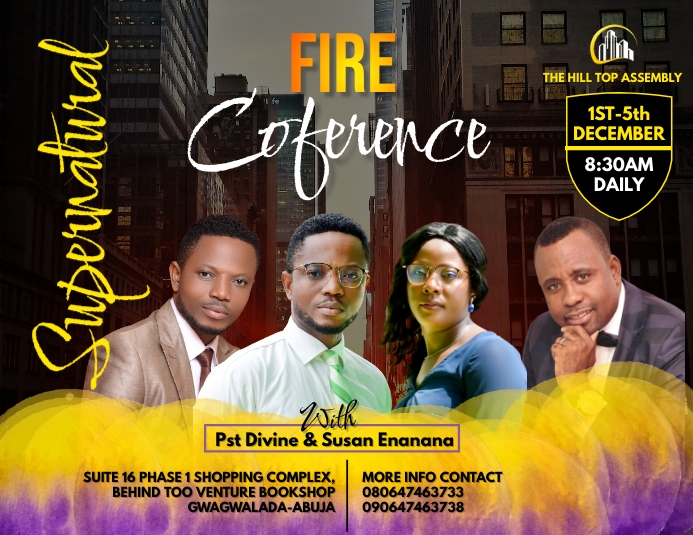 Copy of Fire Conference | PosterMyWall