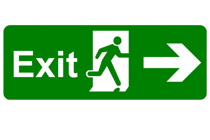 Fire Exit Template PosterMyWall