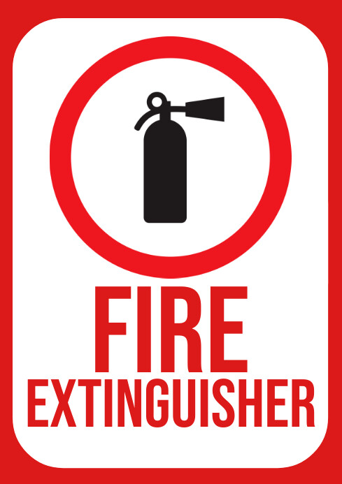 FIRE EXTINGUISHER Template PosterMyWall