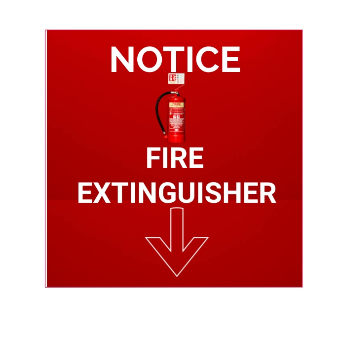 Copy of Fire Extinguisher Signage | PosterMyWall