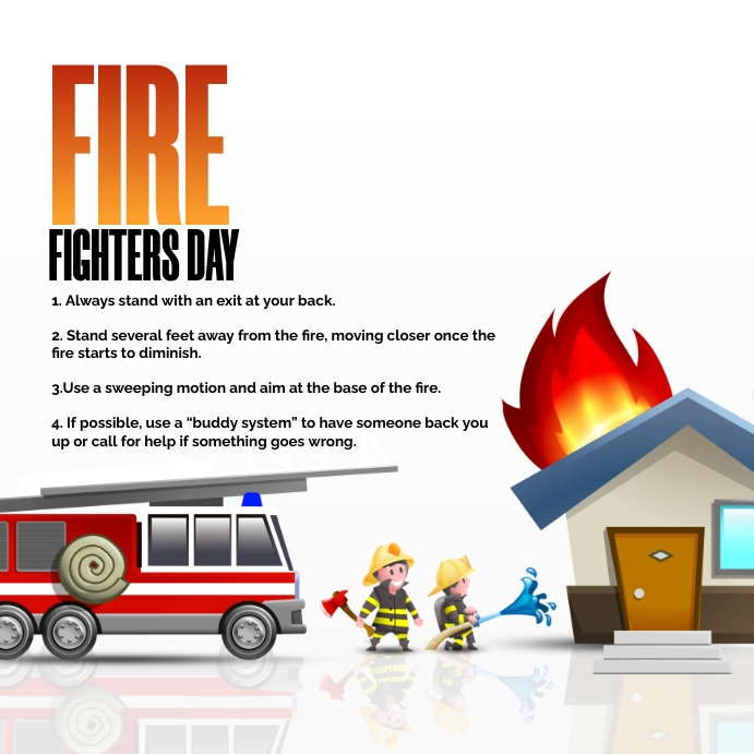 Fire Department Posts Fire Safety Tips Instagram Ad Template | PosterMyWall