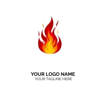 Fire vector logo Template | PosterMyWall