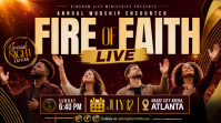 Hitam Worship Event YouTube Thumbnail Template