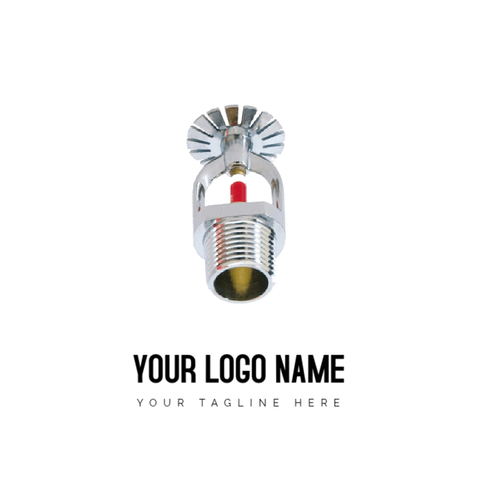 Fire Sprinkler System Manufacturing Service Logo Template | PosterMyWall
