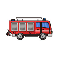 Fire truck Template | PosterMyWall