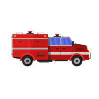 Fire truck Template | PosterMyWall