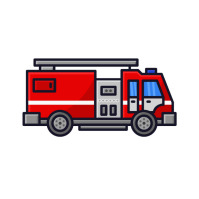 Fire truck Template | PosterMyWall