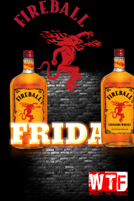 Fireball Friday Drink Special Template Postermywall