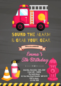 60 Firefighting Customizable Design Templates Postermywall