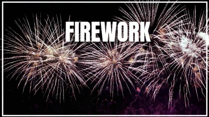 Red Firework YouTube Thumbnail Template | PosterMyWall